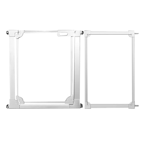 Acrylic Pet Gate for Stairs & Doorways, Freestanding Safe BER with Auto Close, Wall Protectors, Easy Install, Adjustable 73-84.9 X 77cm, &