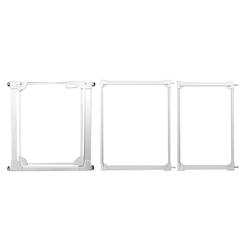 Acrylic Pet Gate for Stairs & Doorways, Freestanding Safe BER with Auto Close, Wall Protectors, Easy Install, Adjustable 73-84.9 X 77cm, &
