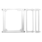 Acrylic Pet Gate for Stairs & Doorways, Freestanding Safe BER with Auto Close, Wall Protectors, Easy Install, Adjustable 73-84.9 X 77cm, &