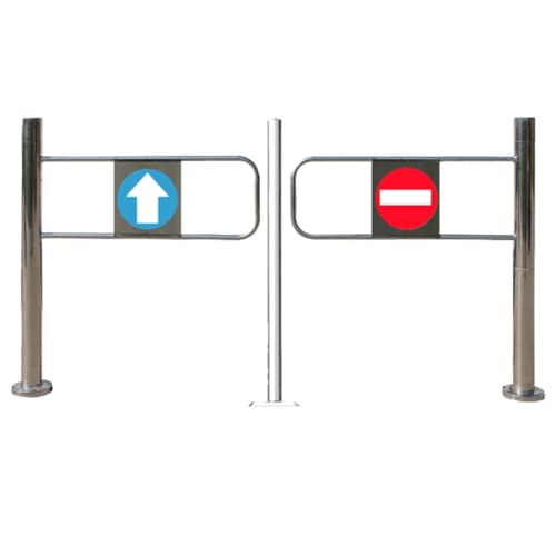 Swing Safety Gate,Stainless Steel Safety Gate - Durable Manual Swing Barrier for Secure Entry Control, Perfect for Home, Office & Outdoor Use, Weather-Resistant & Long-Lasting