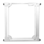 Acrylic Pet Gate for Stairs & Doorways, Freestanding Safe BER with Auto Close, Wall Protectors, Easy Install, Adjustable 73-84.9 X 77cm, &