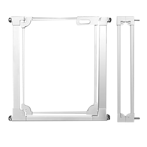 Acrylic Pet Gate for Stairs & Doorways, Freestanding Safe BER with Auto Close, Wall Protectors, Easy Install, Adjustable 73-84.9 X 77cm, &