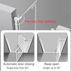 Acrylic Pet Gate for Stairs & Doorways, Freestanding Safe BER with Auto Close, Wall Protectors, Easy Install, Adjustable 73-84.9 X 77cm, &