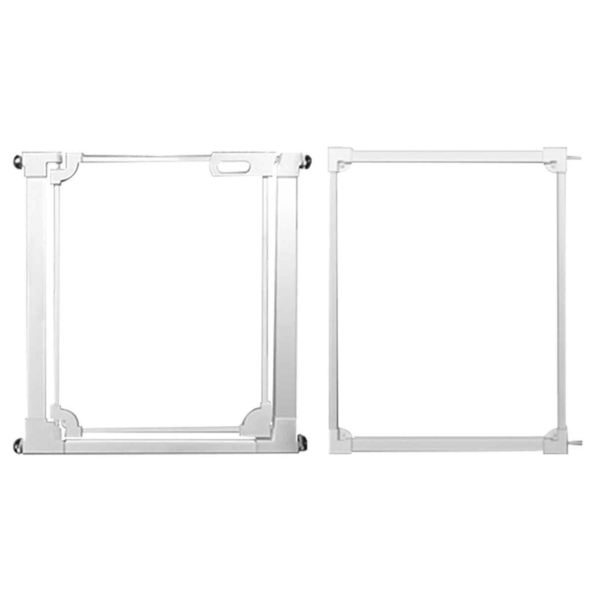 Acrylic Pet Gate - Auto-Close Safety Gate for Stairs & Doorways, Easy Installation with Wall Protectors, Durable, Stylish, Pet-Friendly Barrier