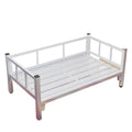 Pet Bed Dog Kennel Universal for All Seasons Winter Warm Cat Bed Off The Ground Dog Bed Pet Supplies Dog Camp Bed Pet Beds for Cats(White,XL120*65CM)