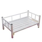 Pet Bed Dog Kennel Universal for All Seasons Winter Warm Cat Bed Off The Ground Dog Bed Pet Supplies Dog Camp Bed Pet Beds for Cats(White,XL120*65CM)