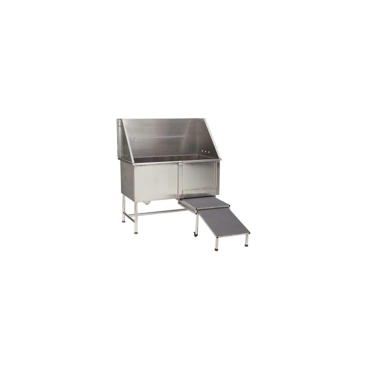 Master Equipment Superior Stainless Left Plumbed Bath Tub, 60-Inch