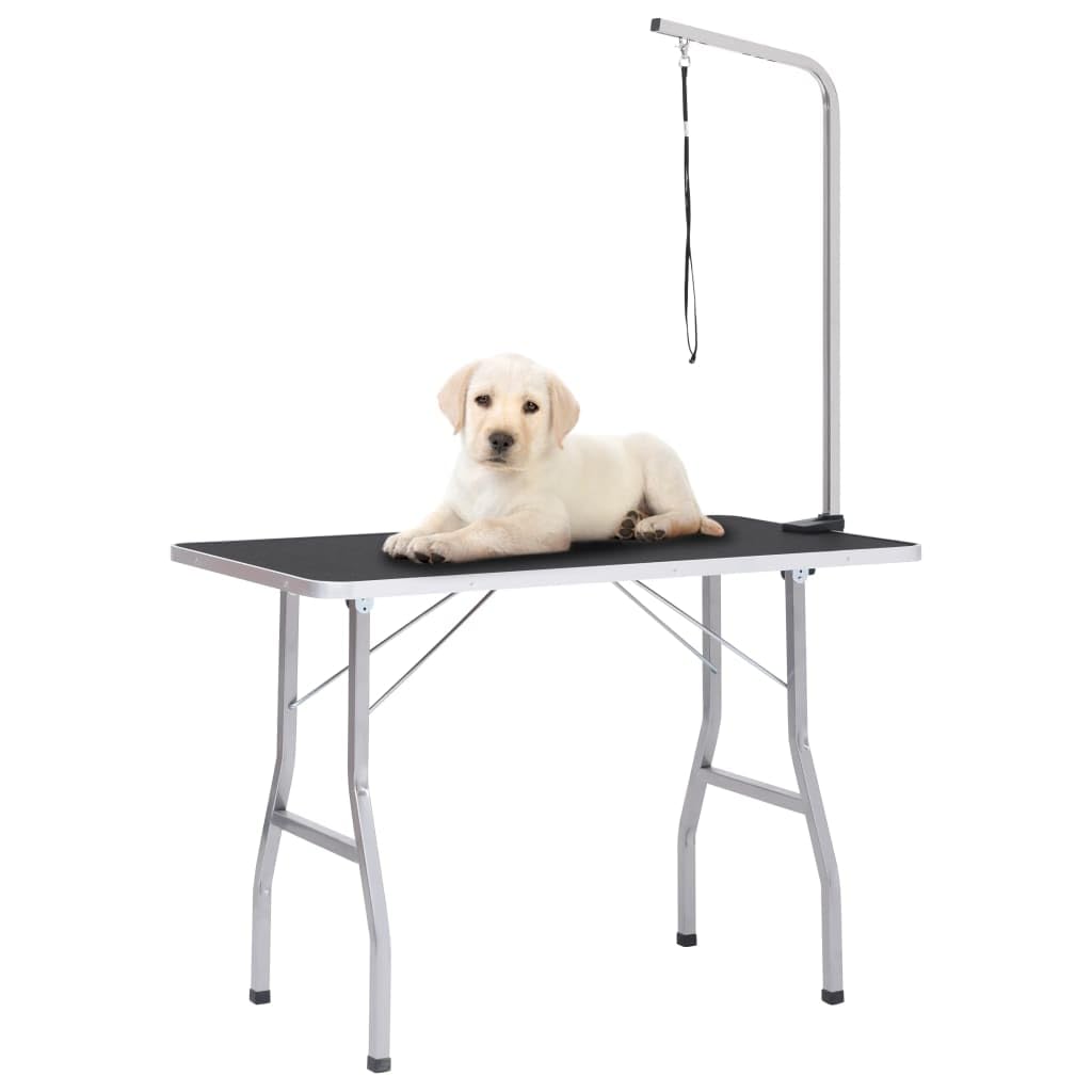 Pet Supplies-Adjustable Dog Grooming Table with 1 Loop-Animals & Pet Supplies