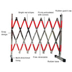 Retractable Stainless Steel Traffic Barrier, Foldable Door with Extendable Metal Posts, Ideal for Garages, Schools, Malls - P-Silver-5m Safety Solution