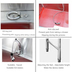 Professional Stainless Steel Dog Bathing Station,Dog Washing Station,Dog Bath Tubs,Dog Grooming Tub,Dog Bathtub,Pet Washing Sink for Home,for Large, Medium, Small Pets(100cm/39.4in/)
