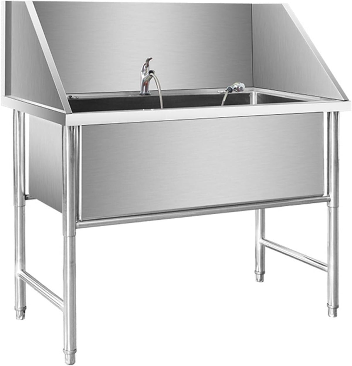 Stainless Steel Bathtub Professional Stainless Steel Dog Bathtub Station Pet Cleaning Station Home Dog Grooming Bathtub Grooming Bathtub Station