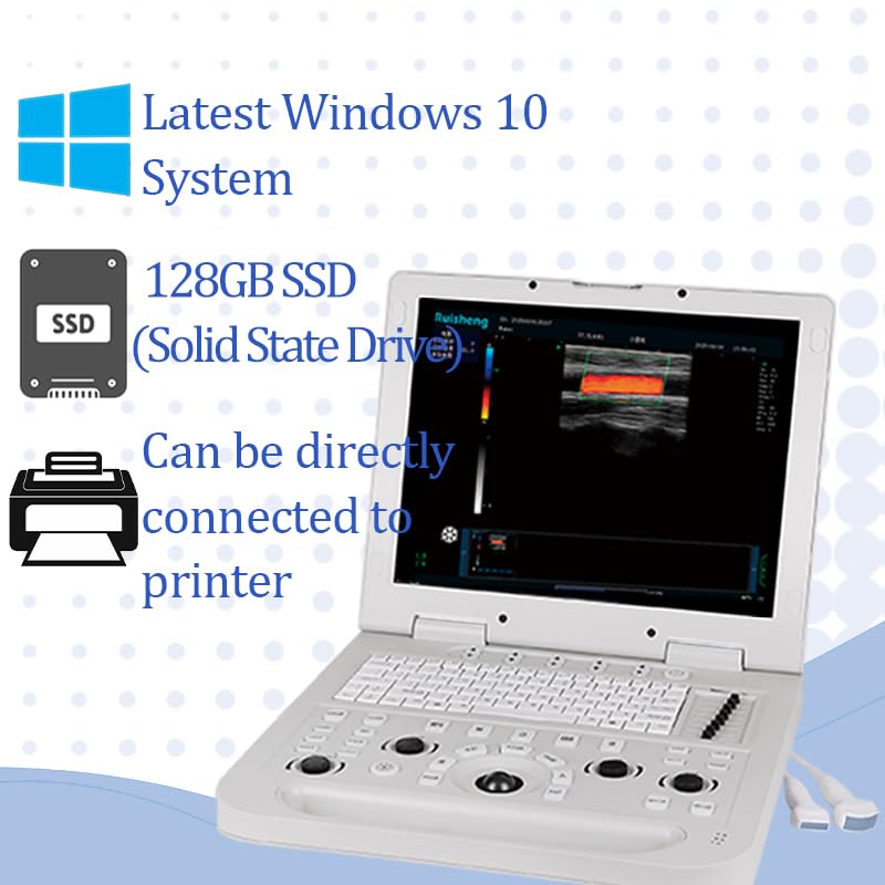 S-CU3 Full Digital Laptop Color Doppler Ultrasound System Veterinary 15" HD