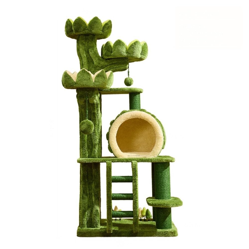 Cat Climbing Lotus Shaped Cat Climbing Frame Large Tree Toy Multi-cat Household Suitable for All Seasons