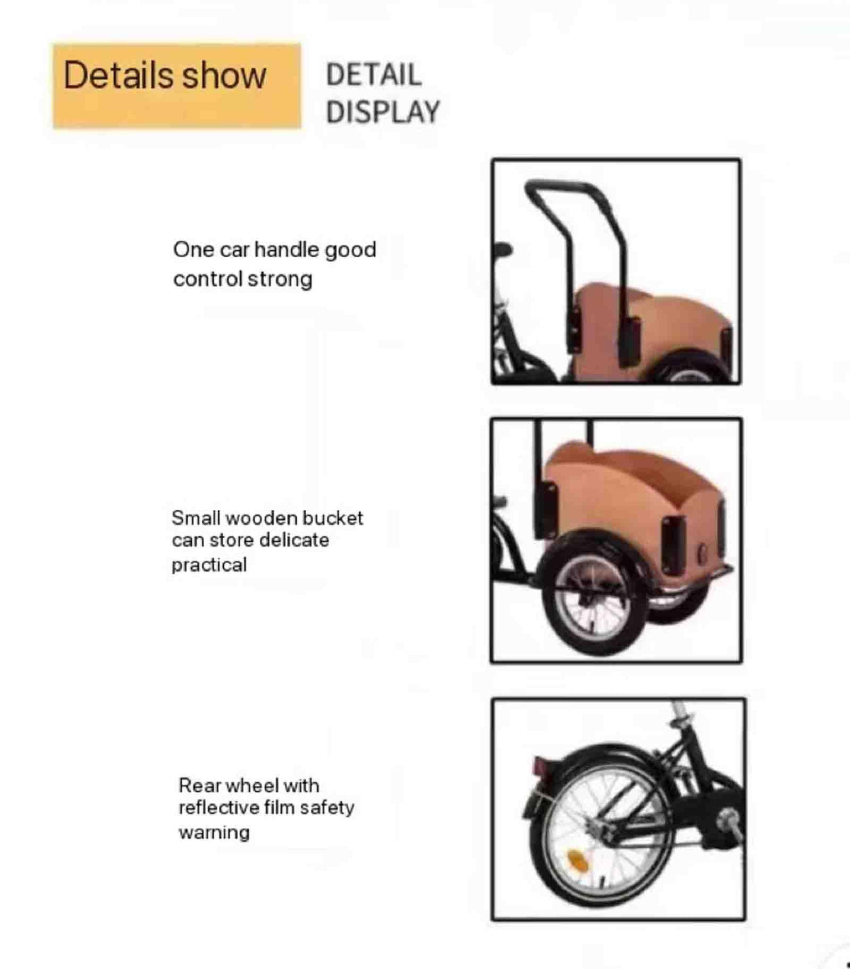 Pet Dog Bicycle Cart, Portable Dog Cart for Small and Medium Dogs, Bicycle Trailers for Travel, for Carryng Pets,Green