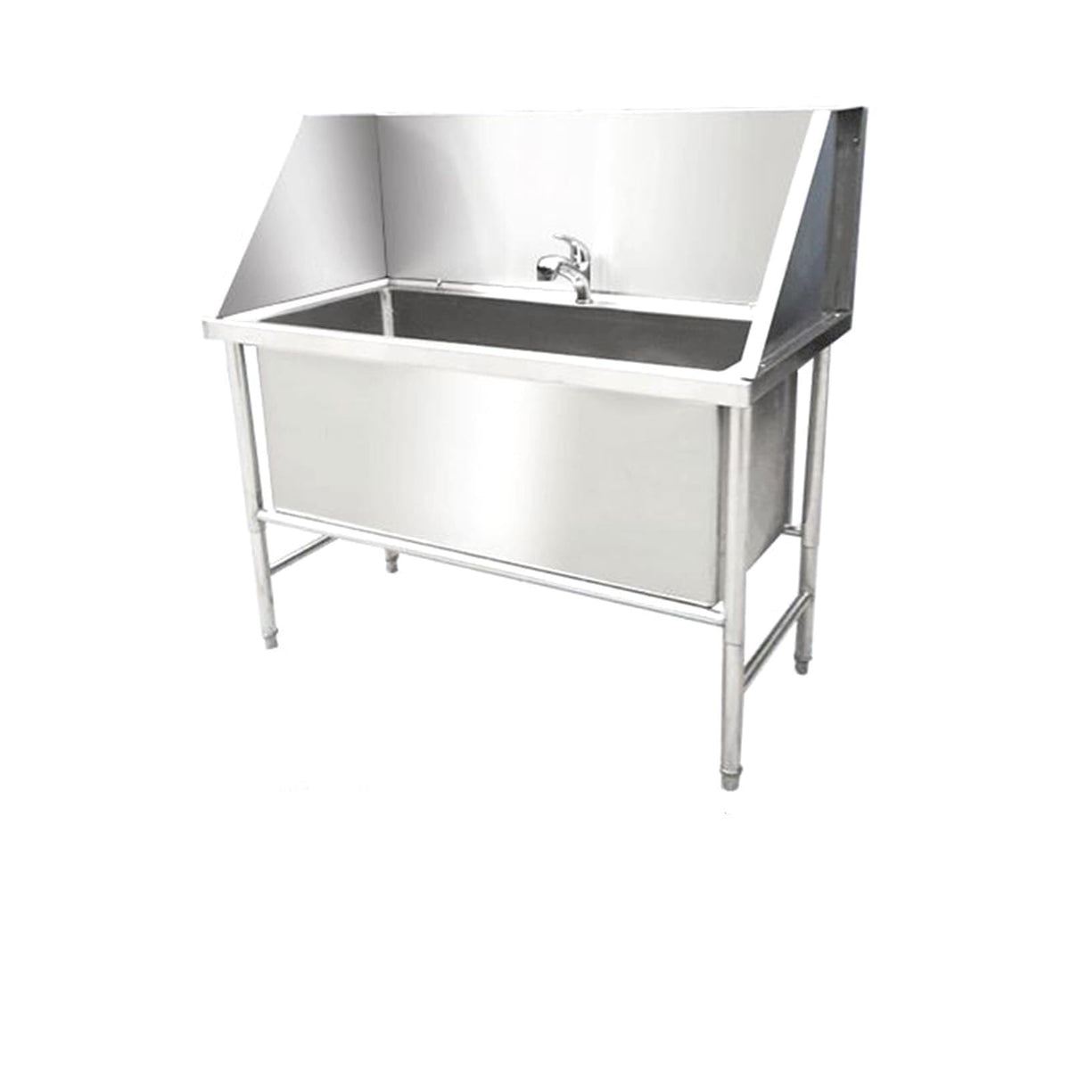 Professional Pet Wash Station, Stainless Steel Pet Dog Grooming Bath Tub,Dog Grooming Bathtub Station,for Home,Commerc (120cm(47in))