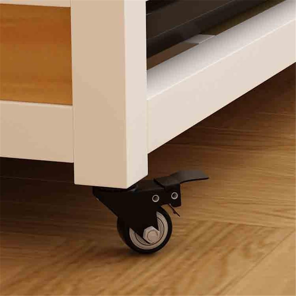 Dog Kennel Large White/Black Steel Square Tube Base Dog Crate Pet Indoor Small & Medium Top with Storage Home Kennel for Home Use(White)
