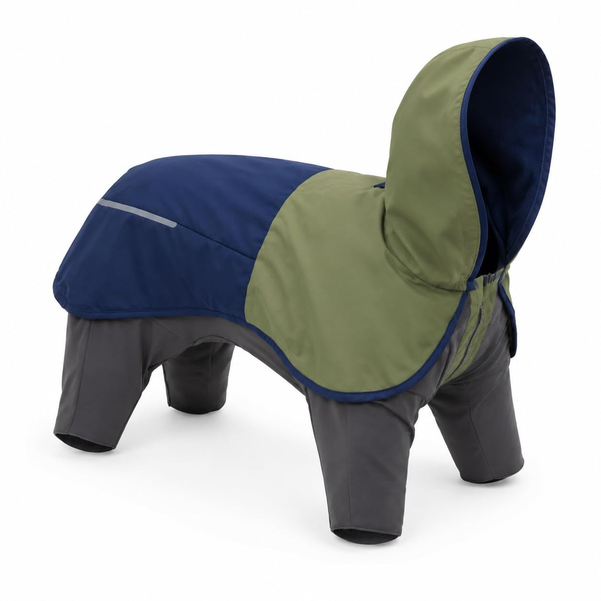 Sun Shower Dog Raincoat Coverall Midnight Blue Xx-Small
