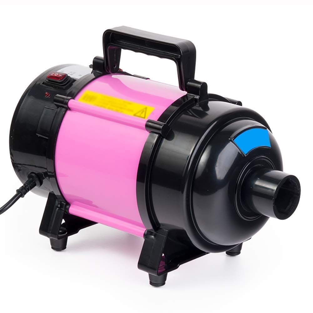 Pet Grooming Hair Dryer Stepless Wind Speed Professional Dog Cat Hairdryer with Ozone Disinfection 2 Gear Temperature High Power Silent Blaster Fur Blower,16Wozone
