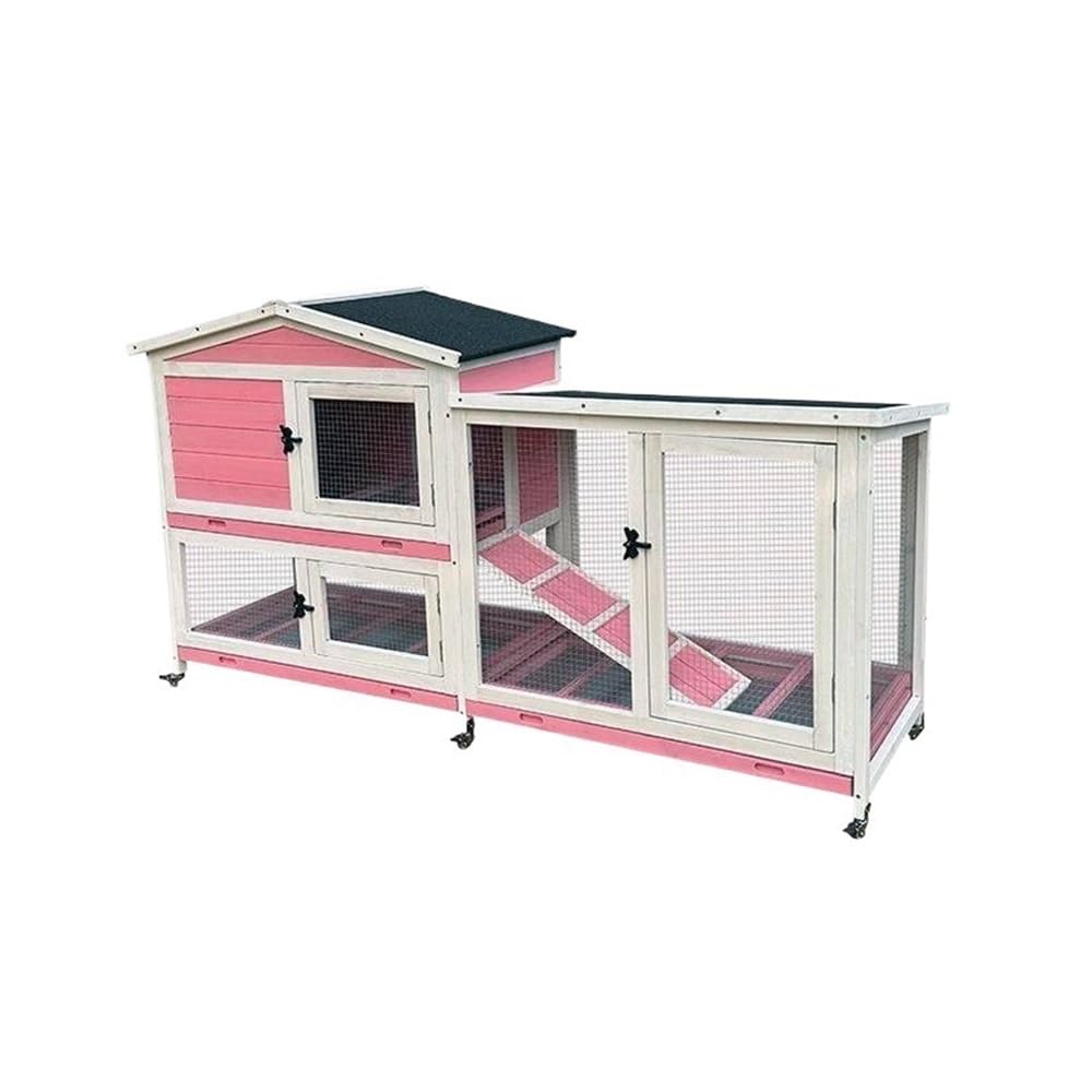 Hen House Premium Outdoor Pet Rabbit Cage The Perfect Home Villa & Snuggly Nest for Your Beloved Bunny Large Poultry Cage