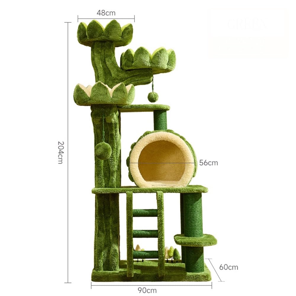 Cat Climbing Lotus Shaped Cat Climbing Frame Large Tree Toy Multi-cat Household Suitable for All Seasons
