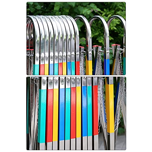 Telescopic Traffic Fence Folding Portable Scissor Gate,Expandable Barrier Gate Folding Barricade Stainless Steels Security Gate Traffic Fence for Driveway, Garage, Quickl,Multicolor-1.5x10m