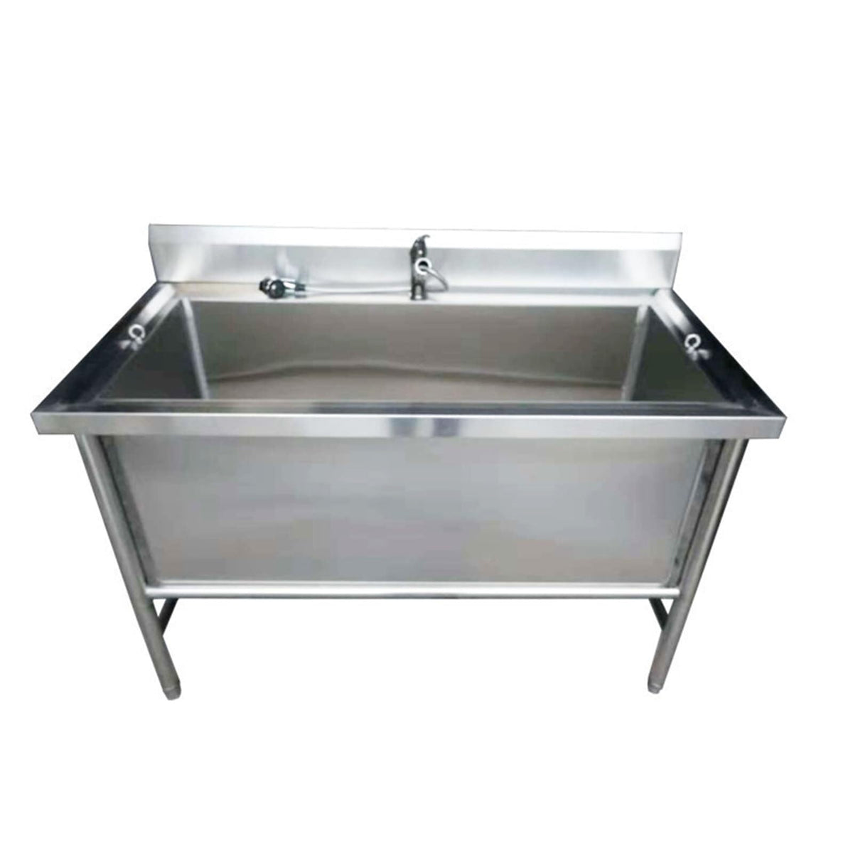 Dog Bath Professional Commercial Dog Grooming Bathtub Station Pet Dog Bathing Station,Professional Dog Bathtub,Stainless Steel Dog Wash Shower Sink with Faucet
