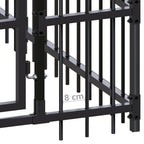Large Dog Kennel Chicken coopruffland Dog kennelOutdoor Dog Kennel with Roof Steel 138.9 ft虏Suitable for Gardens and courtyards
