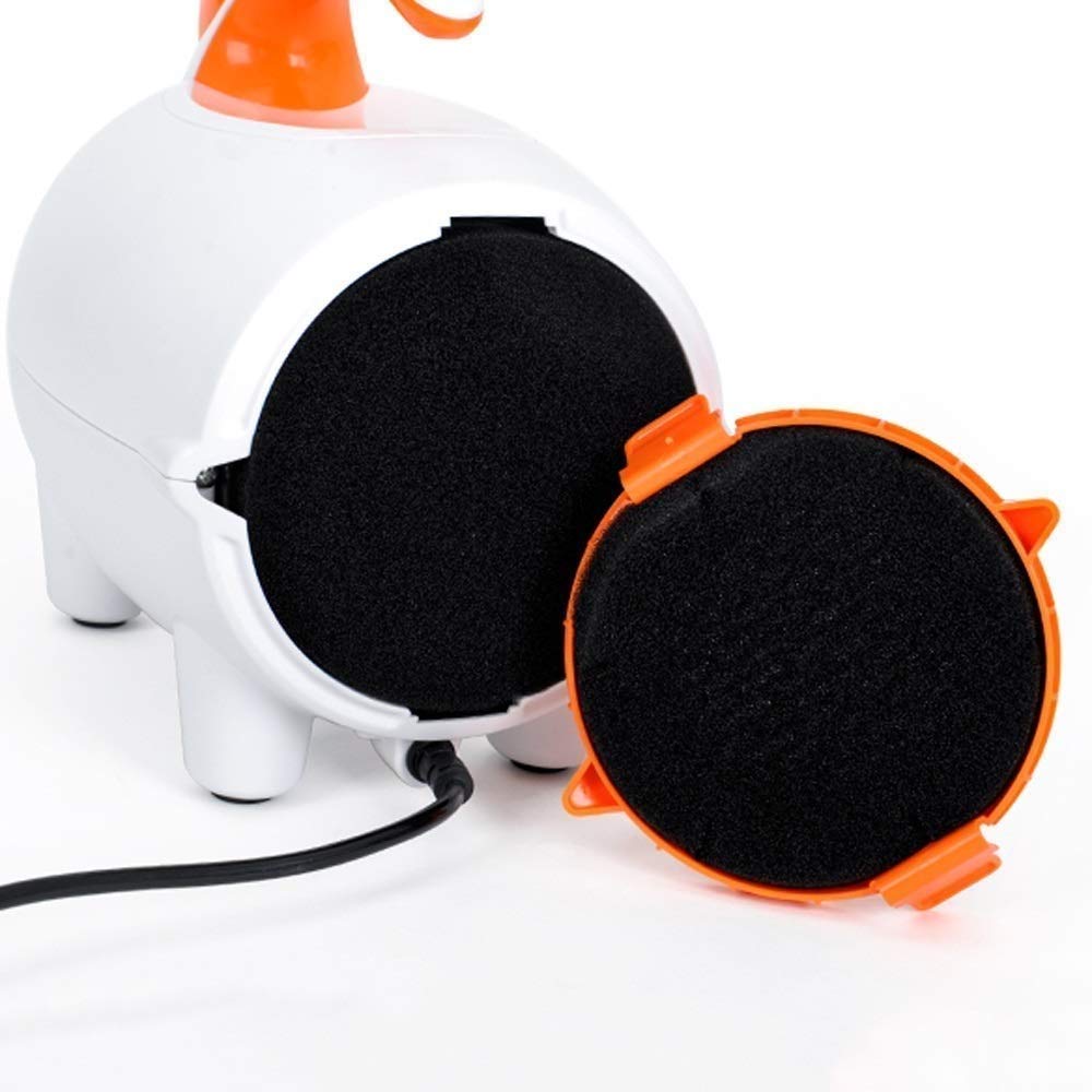 1800W Variable Speed Pet Hair Dryer, High Velocity Hairdryer Blaster Fur Blower Pet Cat Bath Blowing Supplies (Color :Orange)