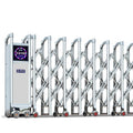 QIGONG Automatic Retractable Gate, Aluminum, Wall Mount, 63x39 Inches, Customized Color, 15 Pounds