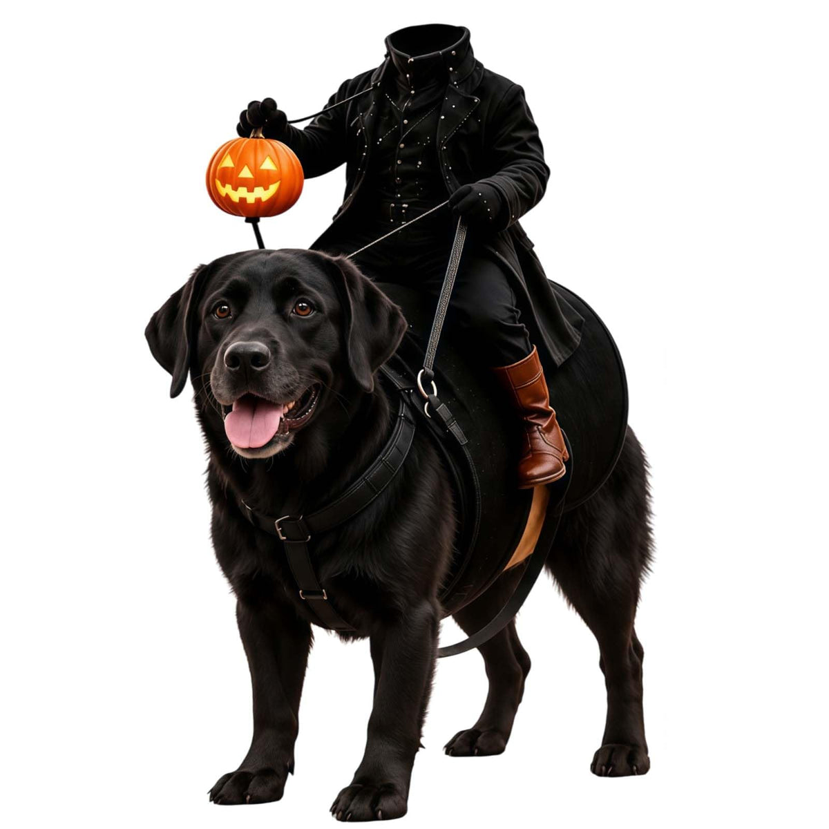 Headless Horseman Halloween Costume for Dogs and Cats