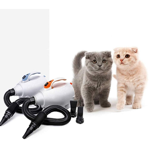 1800W Variable Speed Pet Hair Dryer, High Velocity Hairdryer Blaster Fur Blower Pet Cat Bath Blowing Supplies (Color :Orange)