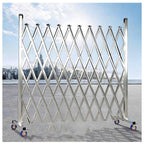 Portable 360° Rotating Safety Barrier - Expandable Stainless Steel Traffic Fence Gate (1.5 * 3m) for Ultimate Security, Road Control & Foldable Design