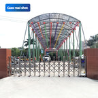 QIGONG Automatic Retractable Gate, Aluminum, Wall Mount, 63x39 Inches, Customized Color, 15 Pounds