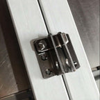 Expandable Security Gate - Heavy Duty 360° Rolling Barricade, Flexible Galvanized Steel Folding Garden Door with Handle, Ground Fixed, H: 1.5m x L: 4m - Ideal for Security Barriers