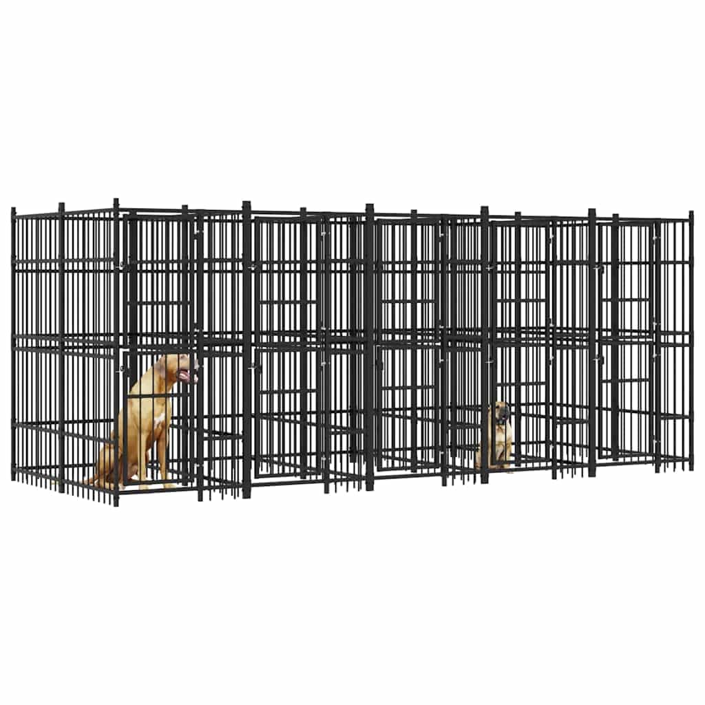 99.2 Sq Ft Outdoor Dog Kennel Steel Exercise Playpen