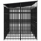 Large Outdoor Dog Kennel, Heavy Duty Powder-Coated Steel Pet Playpen for Backyard, Durable Enclosure for Dogs, Cats and Small Animals, 153.9 x 78.7 x 89.8 Inches