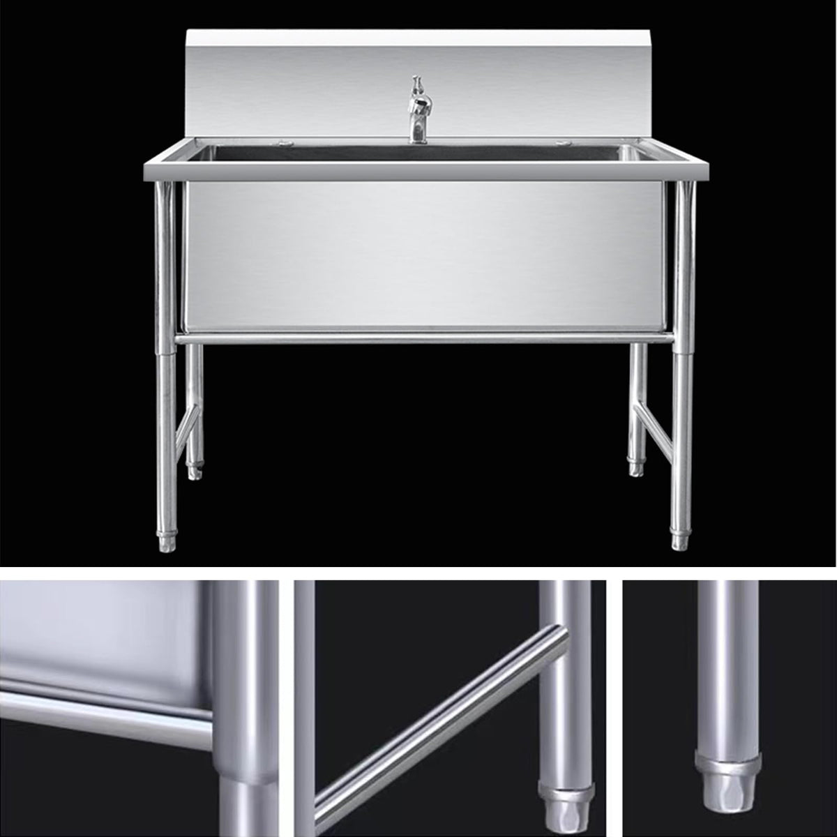 Dog Grooming Tub,Stainless Steel Dog Bath Station,Pet Dog Bathtub, Dog Pet Washing Grooming Station for Home,Dog Shower Tub, Dog Wash Sink Station for Large & M,120cm/47in