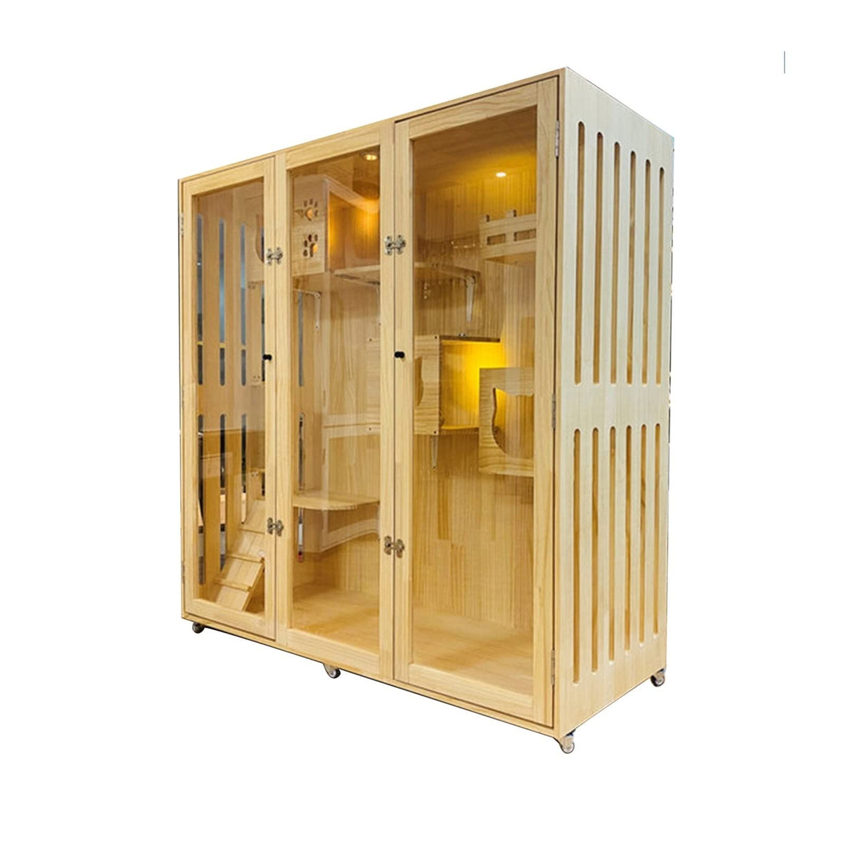 Cat House Cat Villa Home Indoor Pet Cat Cat Cage Multilayer Design Cat House Breathable Cat Litter House Cat Villa