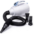 1800W Variable Speed Pet Hair Dryer, High Velocity Hairdryer Blaster Fur Blower Pet Cat Bath Blowing Supplies (Color :Blue)