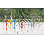 Stainless Steel Retractable Safety Barrier Gate with Wheels for Garages and Schools Multicolor Expandable Barricade Fence (1.5x9m)