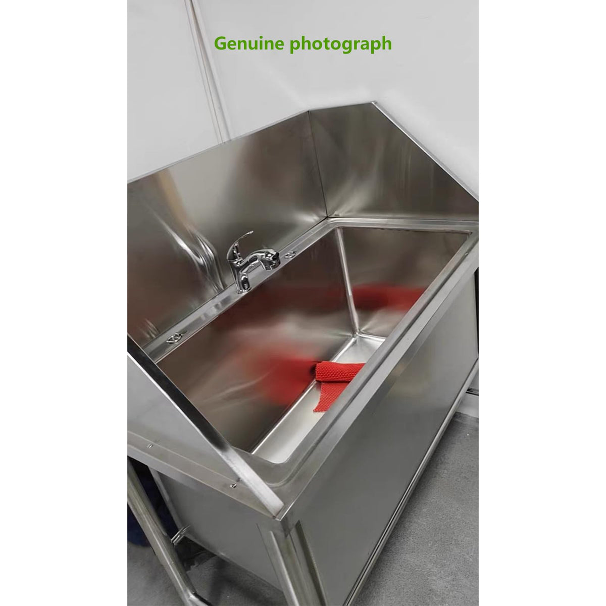 Pet Dog Bathing Station, Dog Grooming Tub, Professional Stainless Steel Dog Washing Station,Pet Dog Bathtub,Dog Pet Bath Pool,Washing Sink for Home,for Small,Me,Depth 17.7in-47in/120cm