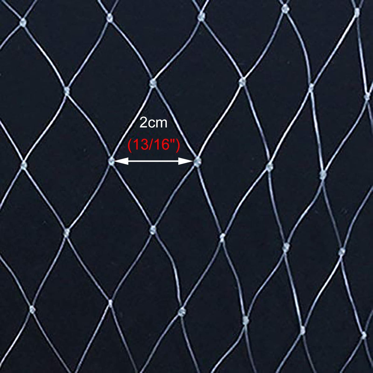 This Bird Netting for Balcony Safety - Extra Wide Transparent Nylon Fence for Dogs and Cats, Reusable Garden Trellis for Stairs and Windows, Pet Protection Netting.