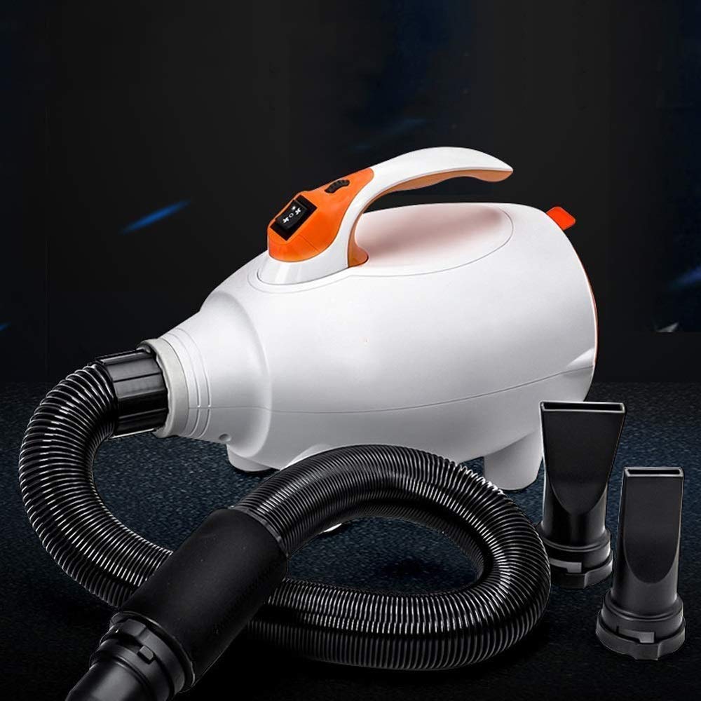 1800W Variable Speed Pet Hair Dryer, High Velocity Hairdryer Blaster Fur Blower Pet Cat Bath Blowing Supplies (Color :Orange)