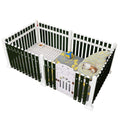 Crate Pet Fence Removable Small and Medium-Sized Dog Cage Dog Fence Pet Supplies 1 1.5m Pet Playpen (Black)