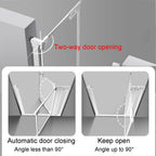 Acrylic Pet Gate - Auto-Close Safety Gate for Stairs & Doorways, Easy Installation with Wall Protectors, Durable, Stylish, Pet-Friendly Barrier