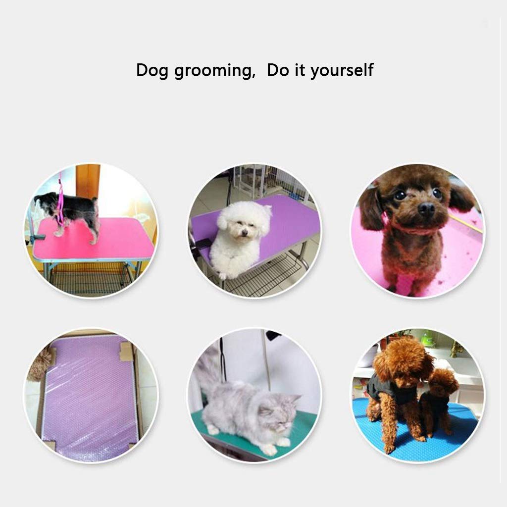 Pet Supplies Pet Grooming Table Dog, Professional Foldable Beauty Desk with Mesh Tray
