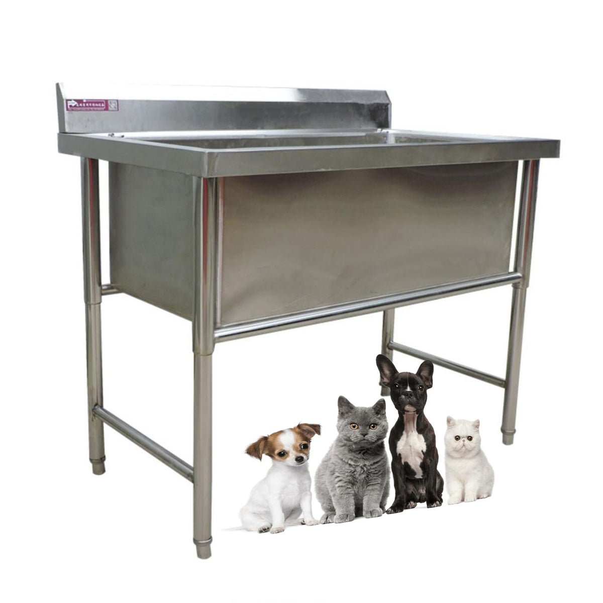 Dog Grooming Tub,Dog Bathtub,Stainless Steel Dog Washing Station,Professional Dog Bath Tub,Professional Pet Dog Bathtub,Pet Wash Bath Station,Wash Shower Sink,Depth 30cm/12in-120cm/47in
