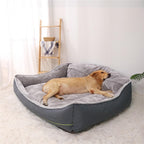 ALLC Dog Bed Kennel Autumn and Winter Soft Warm Large Dog Detachable Washable Dog Mattress Sofa Pet Supplies Cozy Sleeping Pet Bed for Cat and Dog (Color : One Color, Size : 75cm*60cm*39cm)