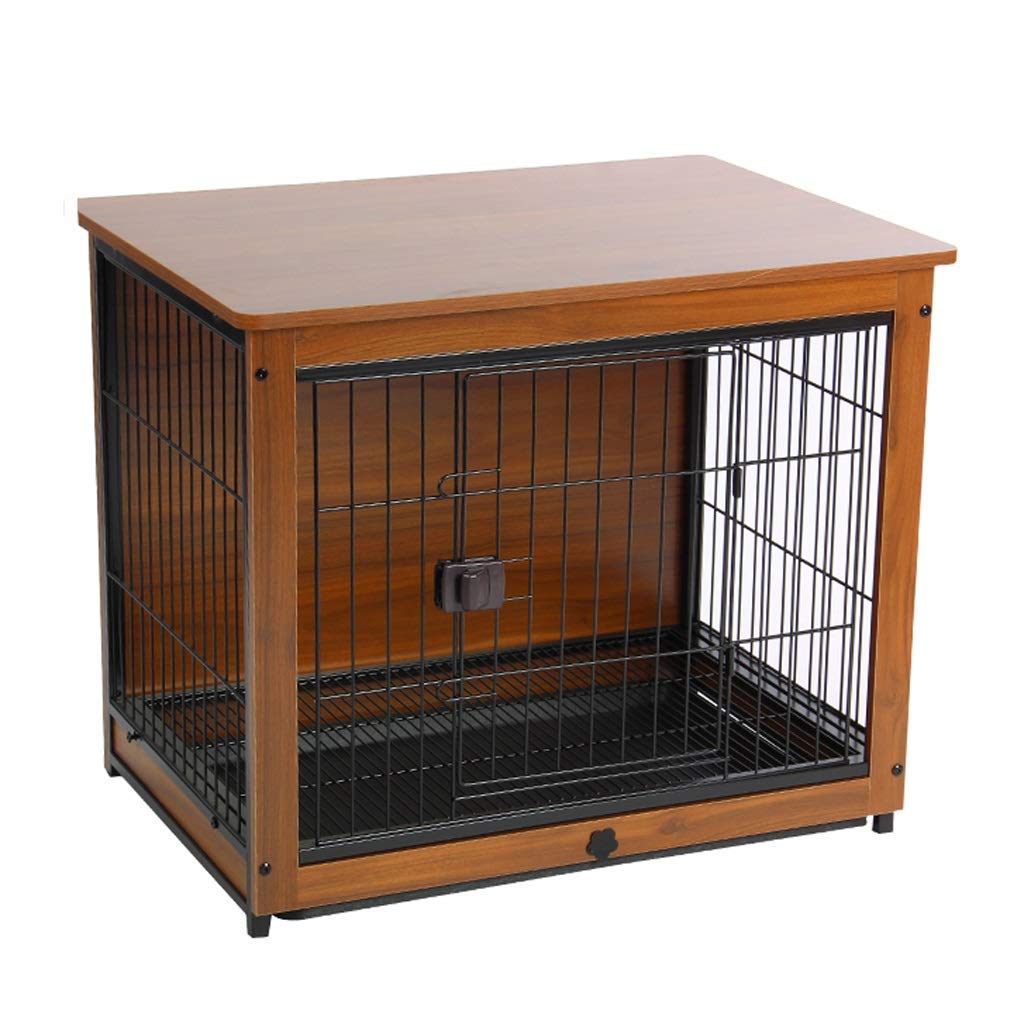 Crate Pet Cage with Crate Cover Pet Dog Cage Indoor Dog Fence Household Dog Bed Cat Rabbit Cage Pet Playpen (Medium)