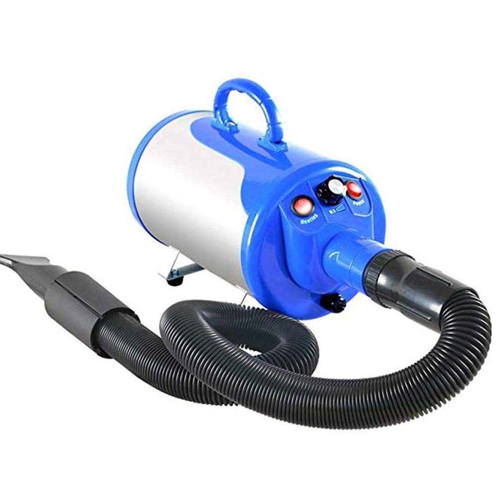 1800W Variable Speed Pet Hair Dryer, High Velocity Hairdryer Blaster Fur Blower Pet Cat Bath Blowing Supplies
